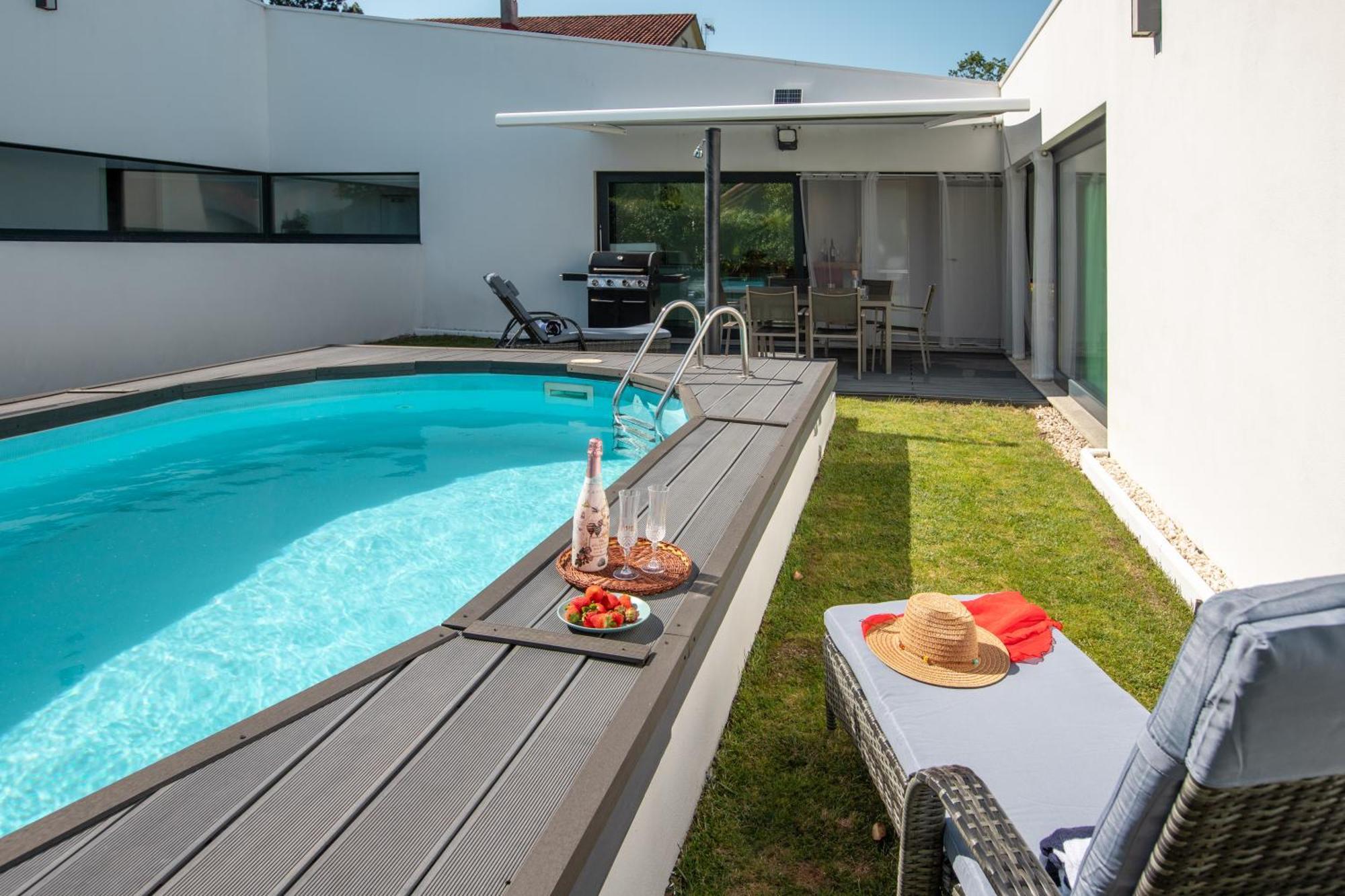 Villa Con Piscina Y Jardin, Santiago De Compostela Teo Екстериор снимка