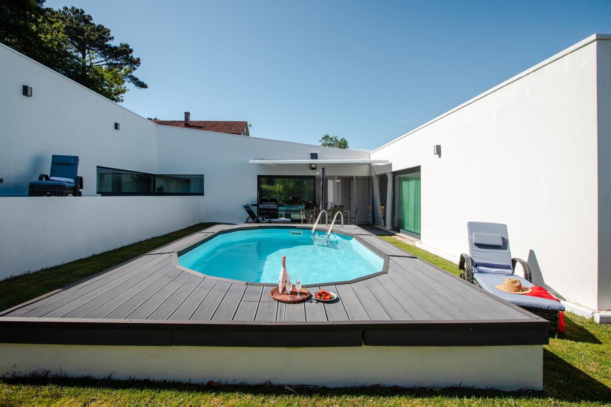 Villa Con Piscina Y Jardin, Santiago De Compostela Teo Екстериор снимка