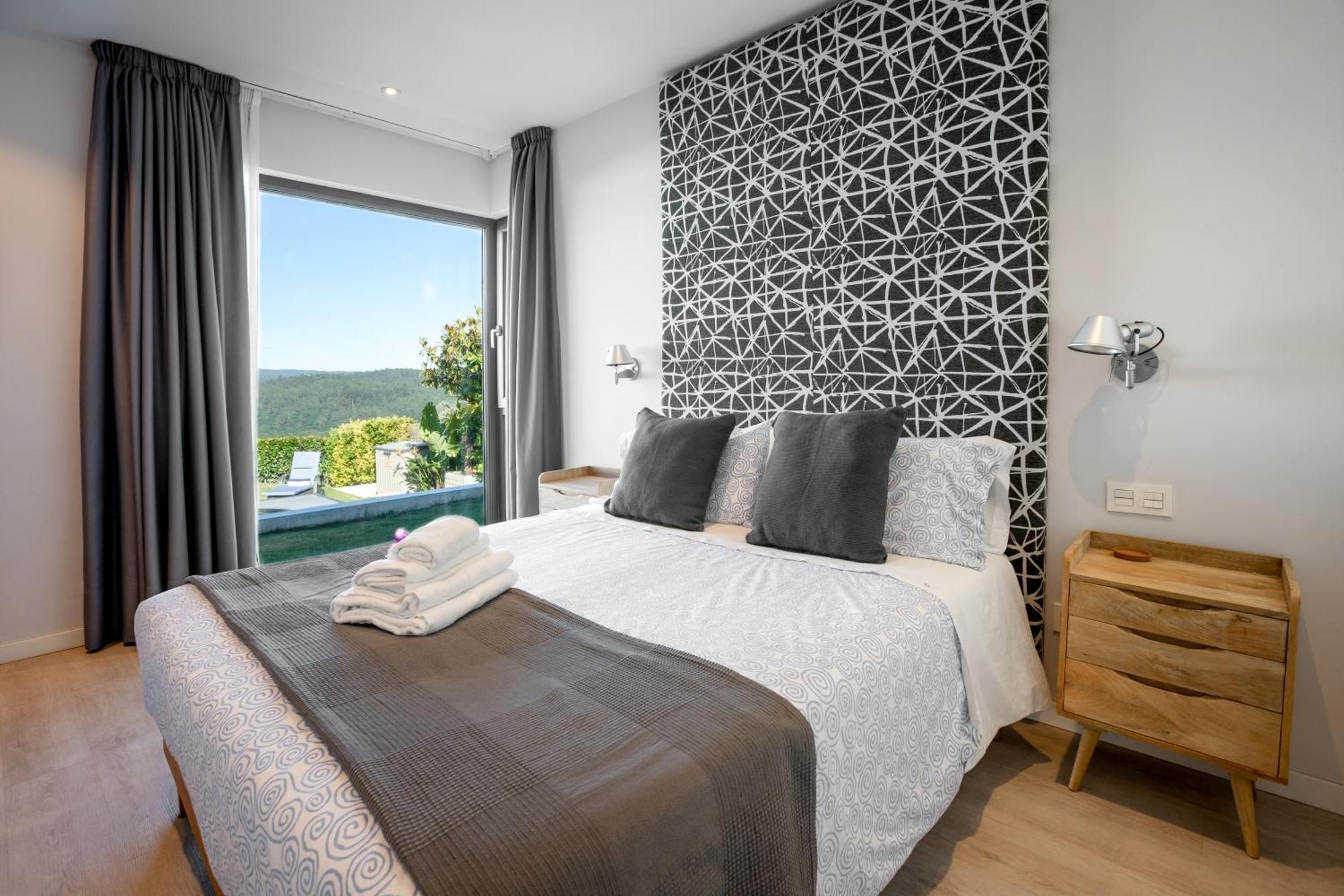 Villa Con Piscina Y Jardin, Santiago De Compostela Teo Екстериор снимка
